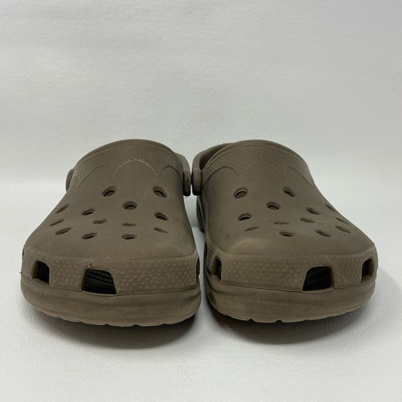 Crocs M8-9 W10-11 Brown Slip On Waterproof Outdoor Garden Sandals Clogs - Picture 7 of 15